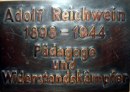 Ansicht Gedenktafel Adolf Reichwein - Schmargendorf