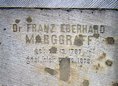 Ansicht Gedenktafel Franz Eberhard Marggraff - 1886
