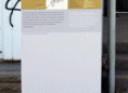 Ansicht Gedenktafel Sperrgebiet Hohenschönhausen