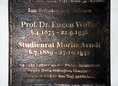 Ansicht Gedenktafel Prof. Dr. Eugen Wolbe - Studienrat Moritz&nbsp;&hellip;