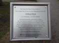 Ansicht Gedenktafel Alfred Byk - 2023