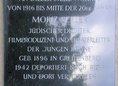 Ansicht Gedenktafel Moriz Seeler
