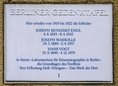 Ansicht Gedenktafel Joseph Benedikt Engl, Joseph Massolle und … - 1954