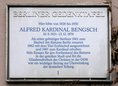Ansicht Gedenktafel Alfred Kardinal Bengsch - 1995