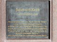 Ansicht Gedenktafel James (Jakob) von Keith - 2009
