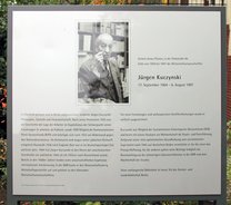Ansicht Gedenktafel Jürgen Kuczynski - 2015 - Weißensee