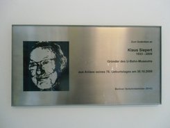 Ansicht Gedenktafel Klaus Siepert - 2009 - Westend