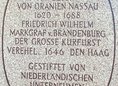 Ansicht Gedenktafel Louise Henriette