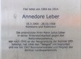 Ansicht Gedenktafel Annedore Leber - 2004