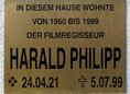 Ansicht Gedenktafel Harald Philipp