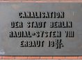 Ansicht Gedenktafel Abwasserpumpwerk
