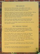 Ansicht Gedenktafel Türkischer Friedhof - Türk Şehitliği - Neukölln