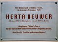 Ansicht Gedenktafel Herta Heuwer - 2003