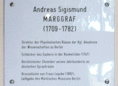 Ansicht Gedenktafel Andreas Sigismund Marggraf - 1892