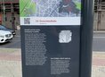 Ansicht Gedenktafel Fußballroute - 3:6 Deutschlandhalle - 2015