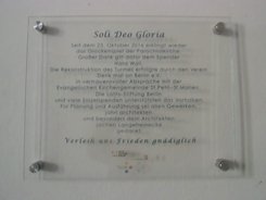 Ansicht Gedenktafel Parochialkirche - Mitte