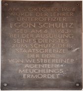 Ansicht Gedenktafel Egon Schultz - Mitte
