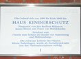 Ansicht Gedenktafel Haus Kinderschutz - 2007