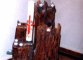 Ansicht Gedenktafel Dorfkirche Wittenau - 2003