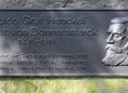 Ansicht Gedenktafel Guido Graf Henckel Fürst von Donnersmarck - 1983
