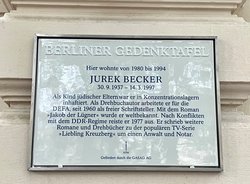 Ansicht Gedenktafel Jurek Becker - 2022 - Kreuzberg