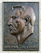 Ansicht Gedenktafel Richard Sorge - Friedrichshain