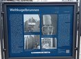 Ansicht Gedenktafel Weltkugelbrunnen - 2016
