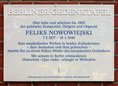 Ansicht Gedenktafel Feliks Nowowiejski - 2009