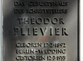 Ansicht Gedenktafel Theodor Plievier