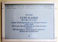 Ansicht Gedenktafel Curt Kaiser - 1990