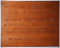 Ansicht Gedenktafel Adolf Reichwein - 1993 - Dahlem