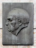 Ansicht Gedenktafel Haus des Kindes - 1954 - Friedrichshain