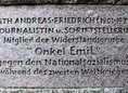 Ansicht Gedenktafel Ruth Andreas-Friedrich