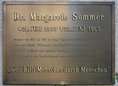 Ansicht Gedenktafel Margarete Sommer