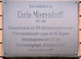 Ansicht Gedenktafel Carlo Mierendorff - 1983