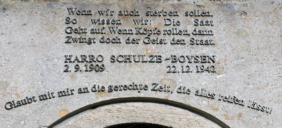 Ansicht Gedenktafel Harro Schulze-Boysen - 1992 - Mitte