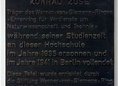 Ansicht Gedenktafel Konrad Zuse