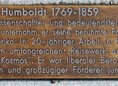 Ansicht Gedenktafel Alexander von Humboldt / Wilhelm von&nbsp;&hellip; - 1997