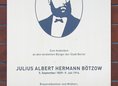Ansicht Gedenktafel Julius Albert Hermann Bötzow - 2014