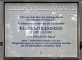 Ansicht Gedenktafel Klaus Schlesinger - 2013