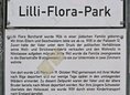 Ansicht Gedenktafel Lilli-Flora-Park