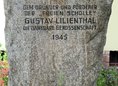 Ansicht Gedenktafel Gustav Lilienthal