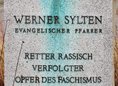 Ansicht Gedenktafel Werner Sylten - 1985