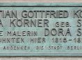 Ansicht Gedenktafel Christian Gottfried Körner, Minna Körner und&nbsp;&hellip; - 1928