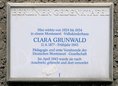 Ansicht Gedenktafel Clara Grunwald - 1997