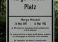 Ansicht Gedenktafel Marga Meusel - 2011
