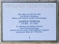 Ansicht Gedenktafel James Henry Simon - 2006 - Wilmersdorf
