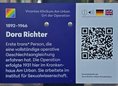 Ansicht Gedenktafel Dora Richter - 2026