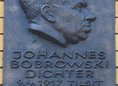 Ansicht Gedenktafel Johannes Bobrowski - 2001