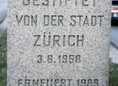 Ansicht Gedenktafel Zürich - 1958